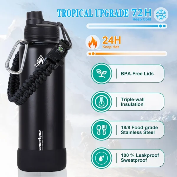 my-11134207-820lb-mpn3e6jwruod61.webp VacuumAqua Dual Lid Stainless Steel Tumbler