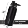 sg-11134201-7rdxa-md42c9gi9npqbe.webp INVORSE 32oz Stainless Steel Flask W9.1cm H21.9cm