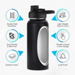 sg-11134201-7rdxq-md42c7bxdruk7e.webp INVORSE 32oz Stainless Steel Flask W9.1cm H21.9cm