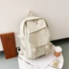 Solid Color Womens Travel Backpack