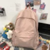 Japanese Style Solid Color Backpack