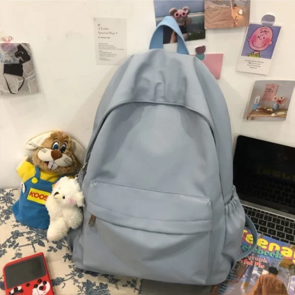 Japanese Style Solid Color Backpack